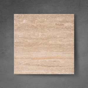 Beige Travertine vein cut